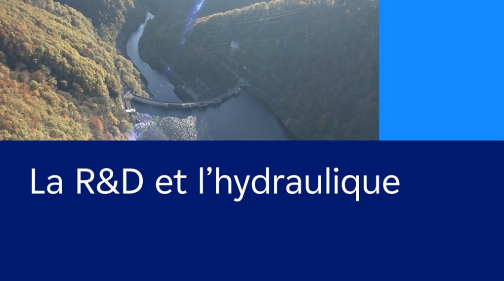 Capture écran de la vidéo intitulée La R&D et l'hydraulique