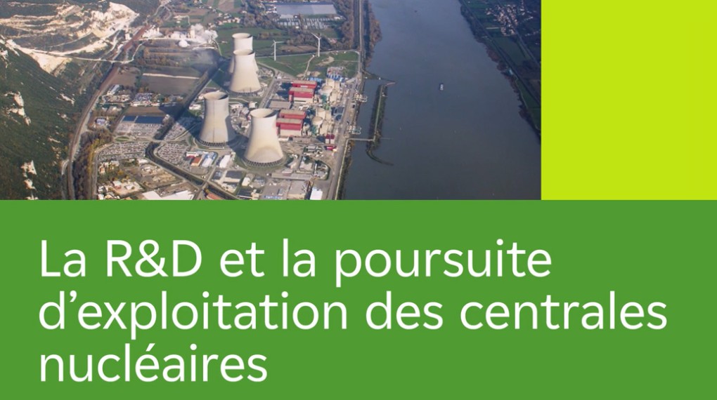 Capture écran de la vidéo intitulée « La R&D et la poursuite d'exploitation des centrales nucléaires »