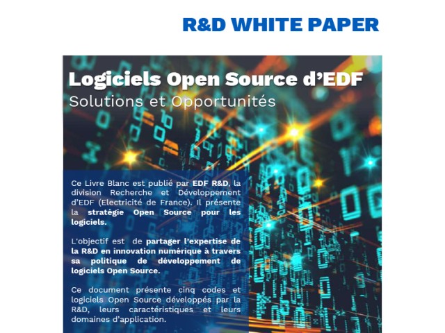 Couverture du White Paper Logiciels open source d'EDF